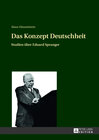 Buchcover Das Konzept Deutschheit
