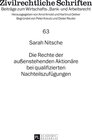 Buchcover Die Rechte der außenstehenden Aktionäre bei qualifizierten Nachteilszufügungen