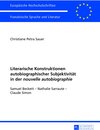Buchcover Literarische Konstruktionen autobiographischer Subjektivität in der «nouvelle autobiographie»