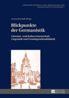 Buchcover Blickpunkte der Germanistik