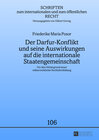 Buchcover Der Darfur-Konflikt und seine Auswirkungen auf die internationale Staatengemeinschaft