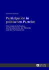 Buchcover Partizipation in politischen Parteien