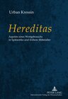 Buchcover «Hereditas»