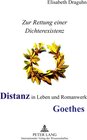 Buchcover Distanz in Leben und Romanwerk Goethes