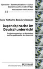 Buchcover Jugendsprache im Deutschunterricht