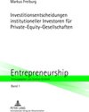 Buchcover Investitionsentscheidungen institutioneller Investoren für Private-Equity-Gesellschaften