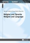 Buchcover Religion und Sprache- Religion and Language