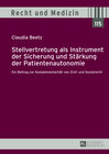 Buchcover Stellvertretung als Instrument der Sicherung und Stärkung der Patientenautonomie