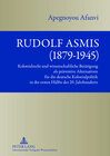 Buchcover Rudolf Asmis (1879-1945)