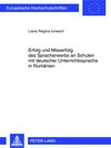 Buchcover Erfolg und Misserfolg des Spracherwerbs an Schulen mit deutscher Unterrichtssprache in Rumänien