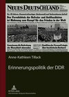 Buchcover Erinnerungspolitik der DDR