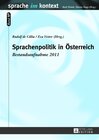 Buchcover Sprachenpolitik in Österreich