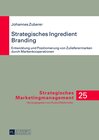 Buchcover Strategisches Ingredient Branding