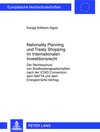 Buchcover Nationality Planning und Treaty Shopping im Internationalen Investitionsrecht