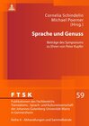 Buchcover Sprache und Genuss