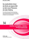 Buchcover Der strafrechtliche Schutz des Rechts am eigenen Bild vor dem neuen Phänomen des Cyber-Bullying