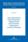 Buchcover New Approaches to the Dynamics, Measurement and Economic Implications of Ethnic Diversity