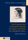 Buchcover Das Konzept des Continued Growth im Leben und Werk von Margaret Fuller