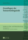 Buchcover Grundlagen der Textsortenlinguistik