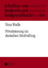 Buchcover Privatisierung im deutschen Strafvollzug