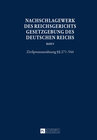 Buchcover Nachschlagewerk des Reichsgerichts – Gesetzgebung des Deutschen Reichs