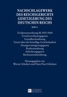 Buchcover Nachschlagewerk des Reichsgerichts – Gesetzgebung des Deutschen Reichs