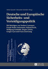 Buchcover Deutsche und Europäische Sicherheits- und Verteidigungspolitik