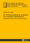 Buchcover Der Tonhöhenumfang der deutschen und russischen Sprechstimme