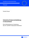 Buchcover Schulische Kinderrechtsbildung in Deutschland