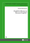 Buchcover English in Kenya or Kenyan English?