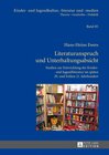 Buchcover Literaturanspruch und Unterhaltungsabsicht