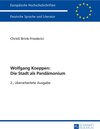 Buchcover Wolfgang Koeppen: Die Stadt als Pandämonium