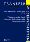 Buchcover Wissenstransfer durch Deutsch als Fremdsprache