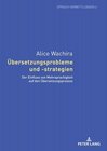 Buchcover Übersetzungsprobleme und -strategien