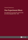 Buchcover Das Experiment Blum