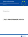 Buchcover Conflict of National Identity in Sudan