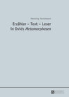 Buchcover Erzähler – Text – Leser in Ovids "Metamorphosen"