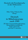 Buchcover Deutsch in Mittelosteuropa nach 1989