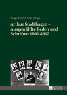 Buchcover Arthur Stadthagen – Ausgewählte Reden und Schriften 1890–1917