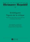 Buchcover Kritikfiguren / Figures de la critique