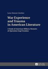 Buchcover War Experience and Trauma in American Literature