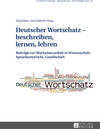 Buchcover Deutscher Wortschatz – beschreiben, lernen, lehren