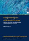 Buchcover Managementprognosen und Analystenschätzungen