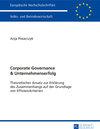 Buchcover Corporate Governance und Unternehmenserfolg