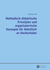 Buchcover Methodisch-didaktische Prinzipien und organisatorische Konzepte für Hebräisch an Hochschulen
