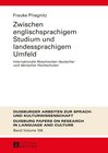 Buchcover Zwischen englischsprachigem Studium und landessprachigem Umfeld