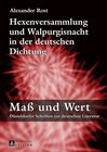 Buchcover Hexenversammlung und Walpurgisnacht in der deutschen Dichtung