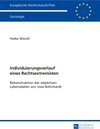 Buchcover Individuierungsverlauf eines Rechtsextremisten