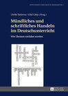 Buchcover Mündliches und schriftliches Handeln im Deutschunterricht