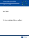 Buchcover Schattenrecht der Schwarzarbeit